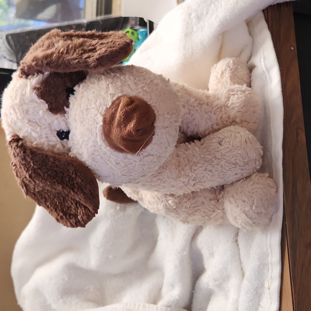Hugfun Plush Shaggy Puppy Dog Stuffed Animal Toy 13" Sitting
